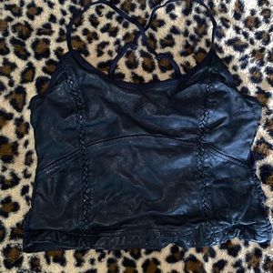 Harley Davidson leather tank